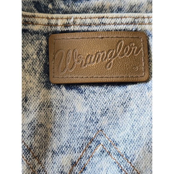 Vintage 80s 90s Wrangler Jeans Women's Size 16 Tapered Acid Wash Western  Denim - Picture 5 of 16